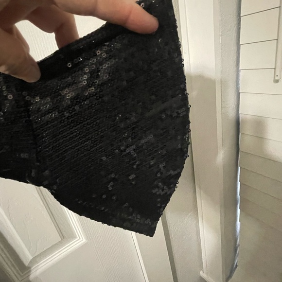 Scoop black sequined dress - Picture 6 of 8